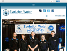 Tablet Screenshot of evowater.ca